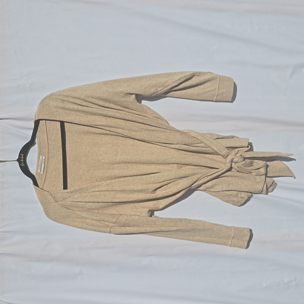 Anthropologie Tan Cardigan Sweater